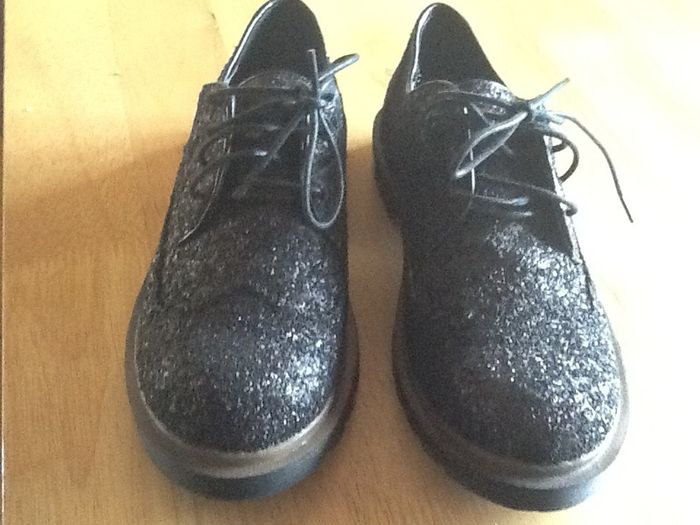 Black Sequin Sparkly Shoes