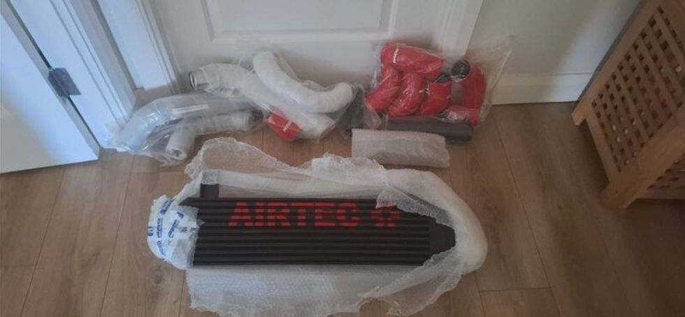 AirTec stage 2 intercooler and boostpipes 208 gti