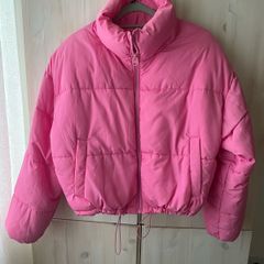 H&M pink puffer coat