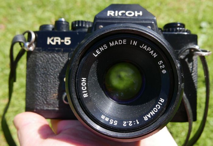 Ricoh KR-5 - 35mm Camera W/ 55mm 2.2 Ricoh -  works well