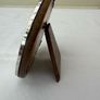 Vintage early 20th century sliver plated round photo frame  -  good condition Image 2