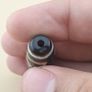 Vintage 5 Eyes Himalayan Tibetan Agate Dzi Bead Amulet Pendant Image 7