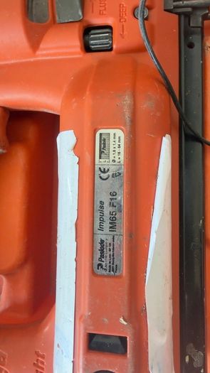 Paslode Impulse IM65 F16 16 Gauge Nail Gun - Excellent Condition