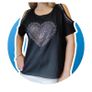 Tops Women Coldshoulder heart Image 9