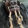 Shrunken Head Tribal Art Hanging Image 2