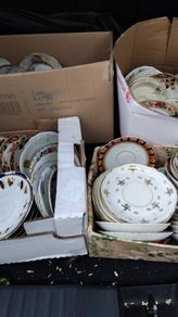 Boxes Of Vintage Saucers