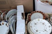 Boxes Of Vintage Saucers