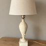 Vintage Alabaster Stone Table Lamp Image 3