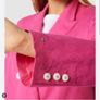Tommy Hilfiger - Blazer - Pink - Linen Cotton - Fits UK 10 to 12 - BNWT RRP 300 Image 6