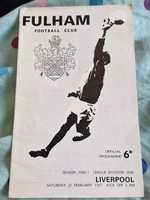 liverpool v Fulham programme