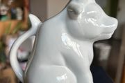 Cream &amp; Milk Porcelain Cow Jug