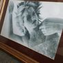 framed music print  Dolores O Riordan picture...reduced to sell Image 3