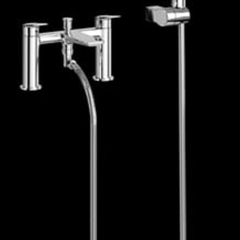 Britton greenwich bath shower mixer chrome