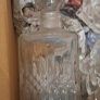 Heavy cut-glass Whiskey Decanter plus other items Image 2