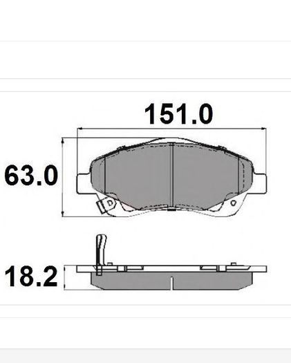 Brake Pads Avensis / Corolla Verso