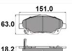 Brake Pads Avensis / Corolla Verso