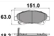 Brake Pads Avensis / Corolla Verso