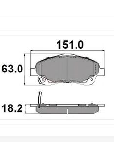 Brake Pads Avensis / Corolla Verso