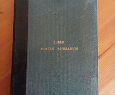 Antique. Liber Status Animarum 1800s - early 1900s