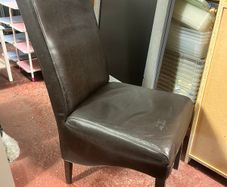 4xLeather dining chairs