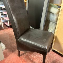 4xLeather dining chairs