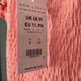 BNWT NEW LOOK Tank Top Womens Coral Shirred size 8 Image 3