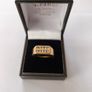 18k / ct Gold Ring mens / gents with Natural Diamons Image 3