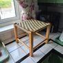 Vintage weave stool Image 10