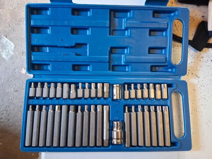 40pc Torx Hex and Spline Bit Set