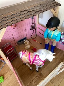 Our Generation Stable with a horse and a doll