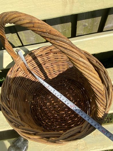 Vintage Basket Bag- Organic Shopping