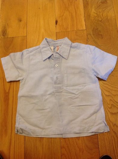 NEXT Blue Linen type Shirt Age 12-18 Months