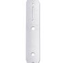 Telecaster Style Control Plate, Inch Sized for US potentiometers (Chrome or Nickel) Image 2
