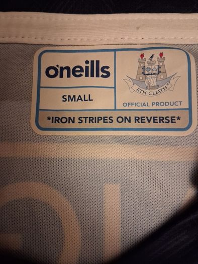 Dublin Jersey.  Official Oneills Home Jersey. Mens Suze Small. Collect In Dublin Or Receive Via Post.