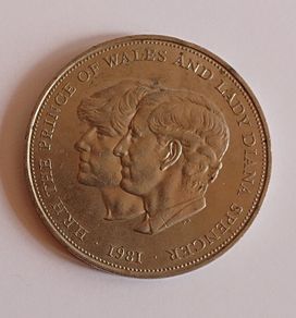 1981 UK/British Crown Coin Charles and Diana Royal Wedding
