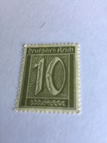 Rare 1921 German stamp 10 Pfennig