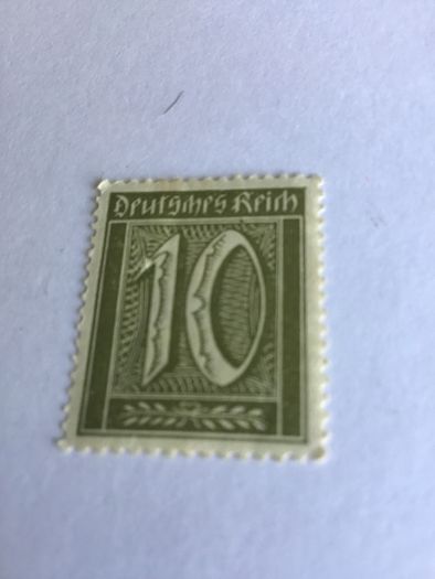 Rare 1921 German stamp 10 Pfennig