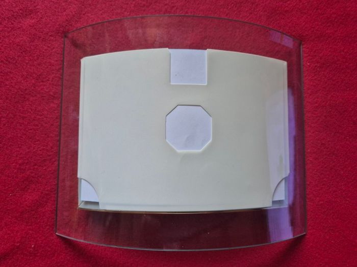 Curved Glass Photo Frame