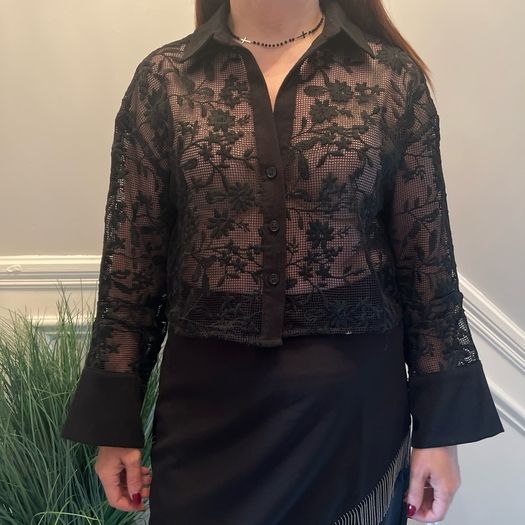 Zara lace blouse. Size XS