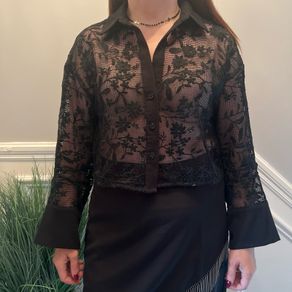 Zara lace blouse. Size XS