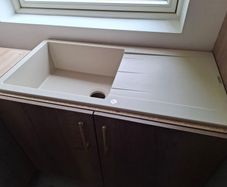 Pyramis Alazia Composite Sink in Sandstone Brand New