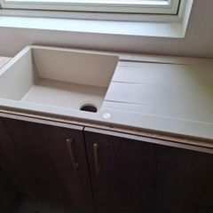 Pyramis Alazia Composite Sink in Sandstone Brand New