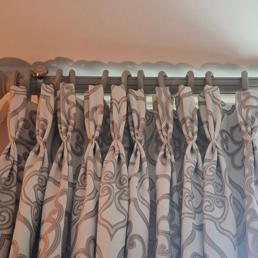Top quality silk interlined curtains