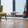 2 x Side Table Aluminium Design Image 6