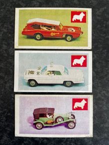 Vintage Corgi Toys Devlin Sweet Cigs Die Cast Trading Card Lot
