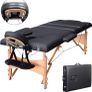 Portable Massage Bed Table - 3-Section Foldable Beauty Couch for Reiki Therapy Treatment Salon Healing - Metal Headrest Support/Carry Bag (FREE POSTAGE) Image 2