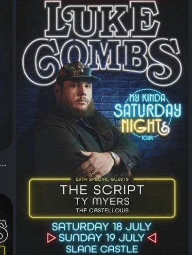 Luke Combs Sunday