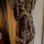 Long Max & Moi French Fur Scarf Wrap Image 2