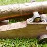 Vintage heavy Bronze/Brass Cannon 17" long Image 9