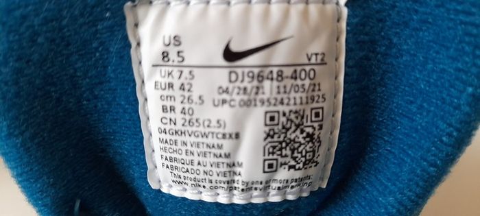 Nike Air Max BW OG Marina (2021) UK-7.5/EUR-42 DJ9648-400 Marina/White/Black/Grey Jade-2021